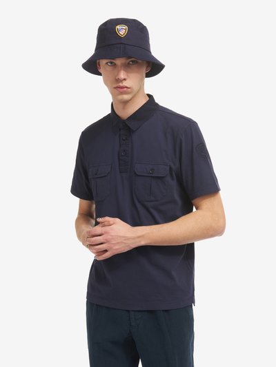 JERSEY POLO SHIRT WITH TWO POCKETS