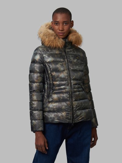 LUCILLE CAMOUFLAGE DOWN JACKET