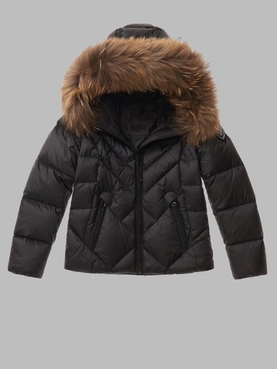 ALICIA DOWN JACKET WITH OFFSET QUILTING