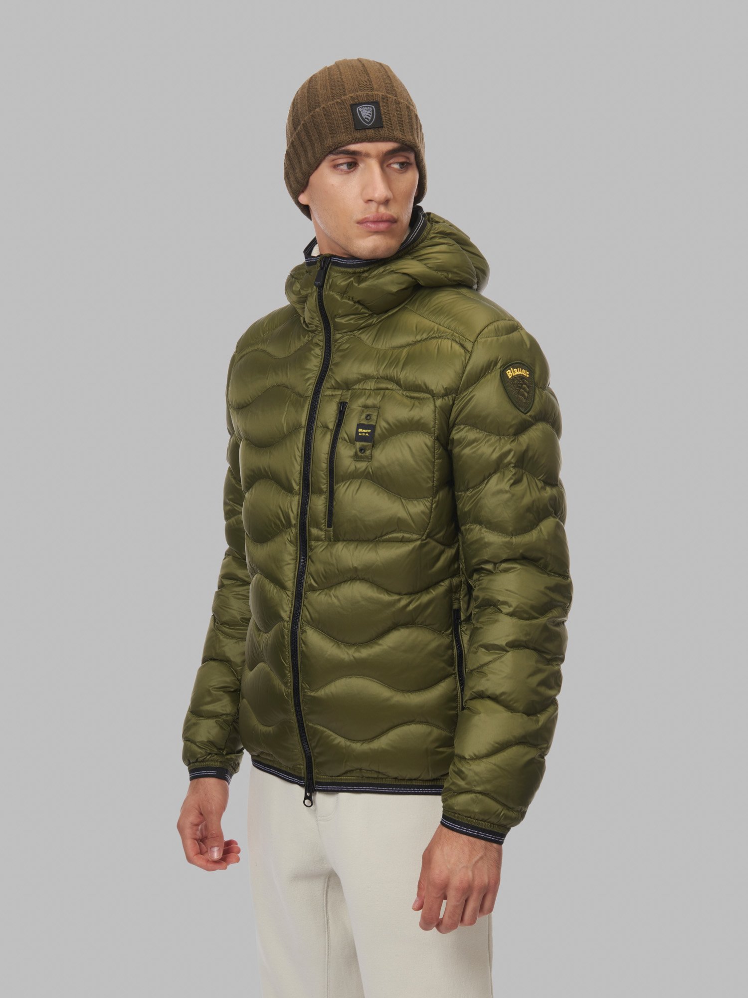 Maurice Wave-Quilted Down Jacket | Blauer®