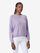 Blauer - COTTON SWEATER WITH LONG SLEEVES - Lavender Clear - Blauer
