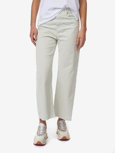 TROUSERS WITH FRINGED BOTTOM
