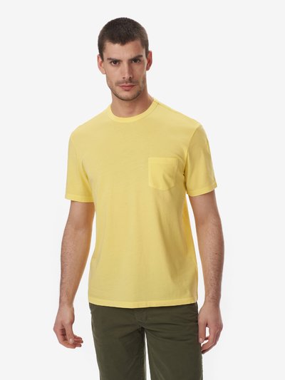 T-SHIRT WITH POCKET AND SHIELD
