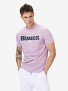 Blauer - ФУТБОЛКА С ЛОГОТИПОМ BLAUER - Lavender Clear - Blauer