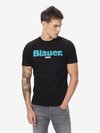 Blauer - ФУТБОЛКА С ЛОГОТИПОМ BLAUER - Black - Blauer