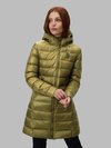 Blauer - DOUDOUNE REMBOURRAGE DUVET PATSY - Light Military Green Ins Lemon Green - Blauer