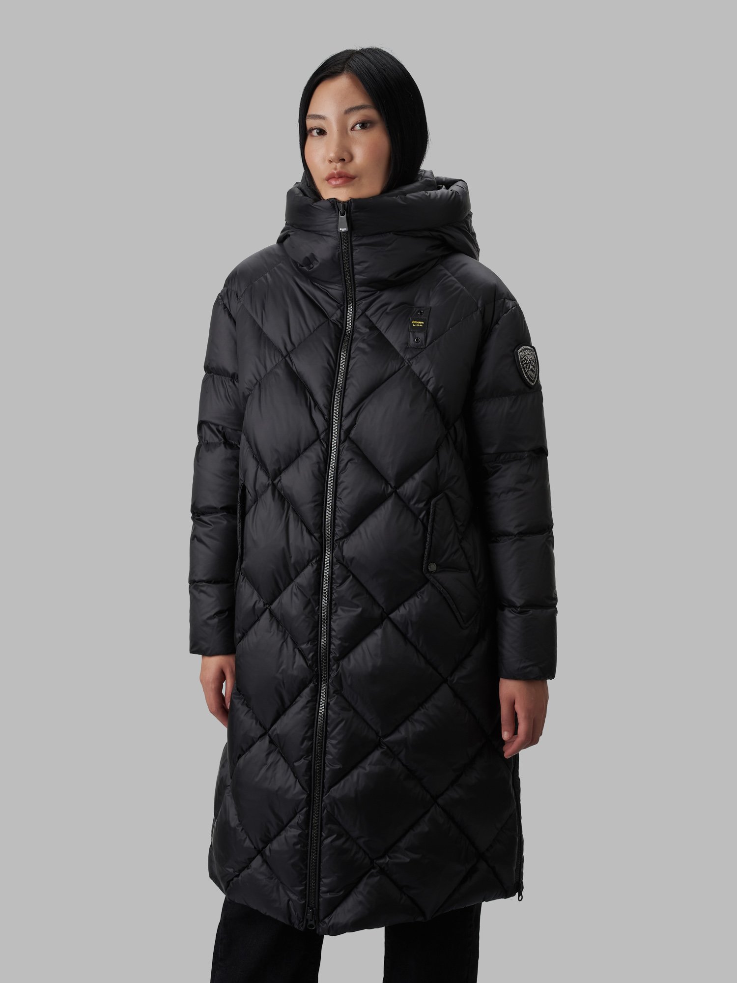  Women Long Puffer Jacket Maxi Down Parka Quilted Padded Coat  Winter Snow Jacket with Removable Faux Fur Trim : Clothing, Shoes & Jewelry