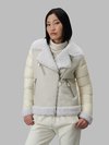 Blauer - MISTY SHEARLING BIKER JACKET - Tapioca Flour - Blauer