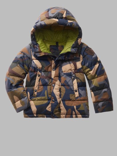 MILITARY CAMOUFLAGE DOWN JACKET