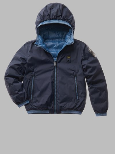 REVERSIBLE DOWN JACKET WITH ECO PADDING - Blauer