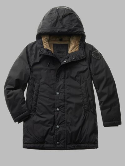 LONG DOWN JACKET WITH FUR LINING