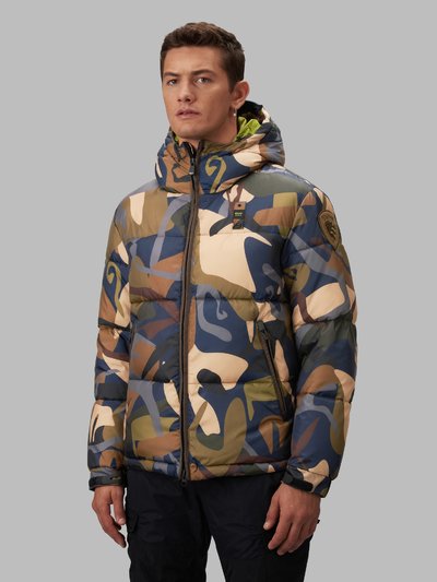 PERRY MILITARY CAMOUFLAGE DOWN JACKET