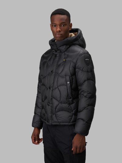 MARION DOWN JACKET WITH OFFSET WAVE QUILTING - Blauer