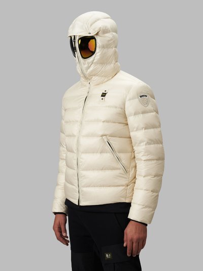 ENRIQUE DOWN JACKET WITH PROTECTIVE GOGGLES - Blauer