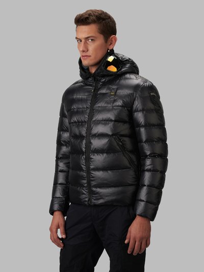 ENRIQUE DOWN JACKET WITH PROTECTIVE GOGGLES - Blauer