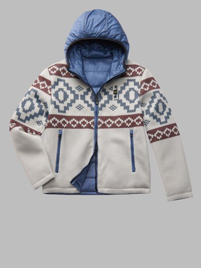 WENDE-DAUNENJACKE MIT STRICKDEKORATION HOUSTON_1