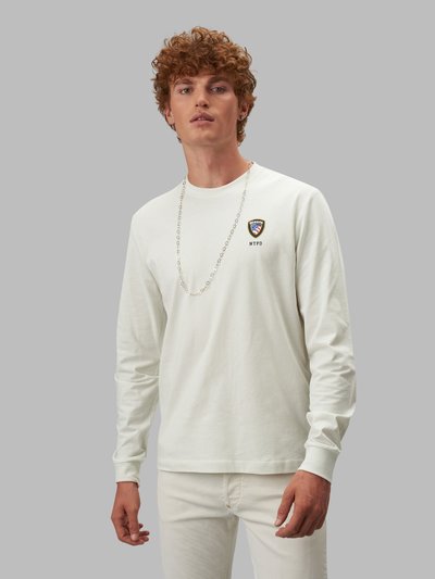LONG SLEEVE T-SHIRT WITH BLAUER SHIELD