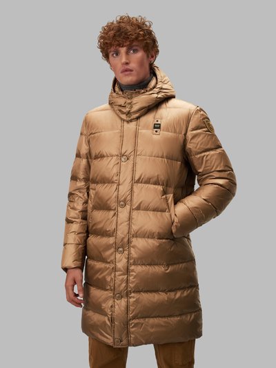 GUS LONG DOWN JACKET WITH DETACHABLE HOOD