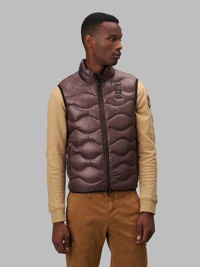 JACKSON WAVE-QUILTED SLEEVELESS DOWN JACKET