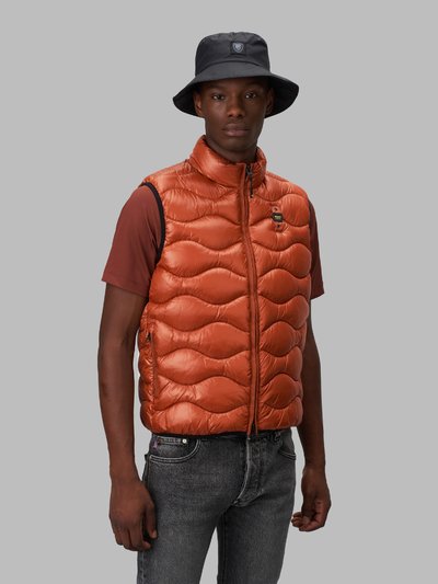 JACKSON WAVE-QUILTED SLEEVELESS DOWN JACKET - Blauer