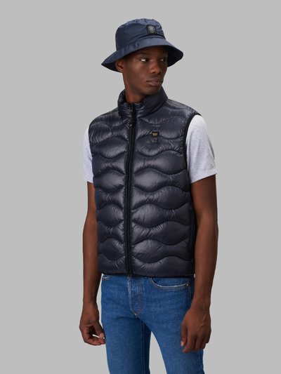 JACKSON WAVE-QUILTED SLEEVELESS DOWN JACKET