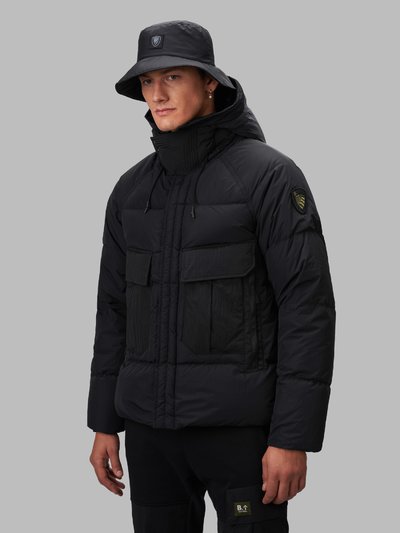 LUCKY DOWN JACKET IN TACTEL AND CREASE NYLON