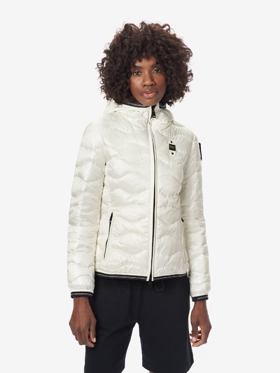 ARIA WAVE-QUILTED DOWN JACKET WITH HOOD