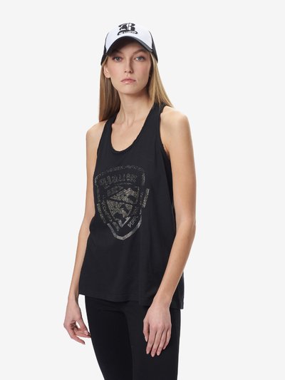 TANK TOP WITH BLAUER SHIELD