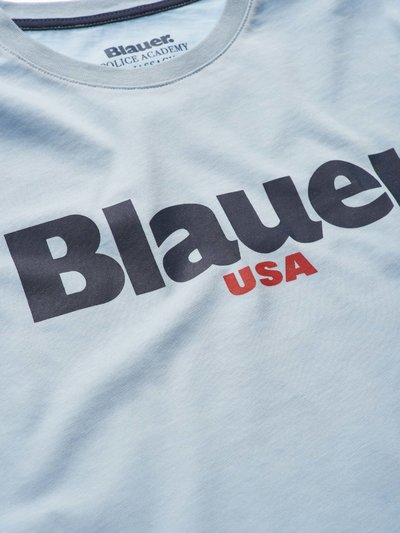 | T-Shirt Usa Logo Blauer ® KIDS\'s With Blauer