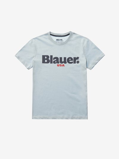T-SHIRT JUNGEN LOGO BLAUER USA - Blauer