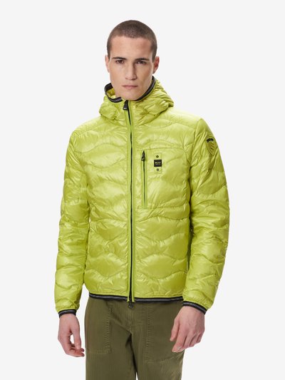 HUDSON WAVE-QUILTED DOWN JACKET WITH HOOD