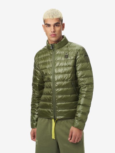 JACKSON STRIPE-QUILTED DOWN JACKET