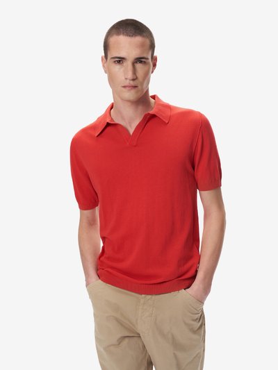 MENS KNITTED POLO SHIRT_