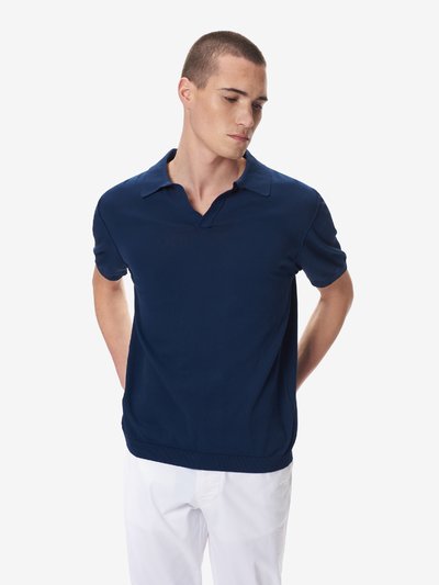 MENS KNITTED POLO SHIRT