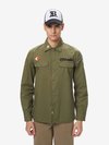 Blauer - MENS SHIRT WITH MILITARY PATCHES - Loden Green - Blauer