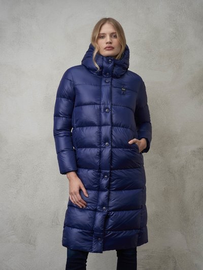 Blauer Daunenjacke Blauer Usa Damenjacken Blauer Jacke Mit DUPONT