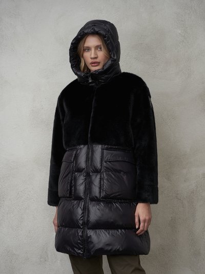 PIPER LONG JACKET WITH FAUX FUR