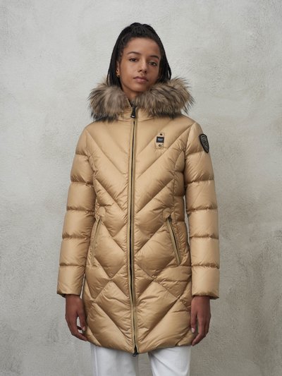 ALTHEA FITTED LONG DOWN JACKET
