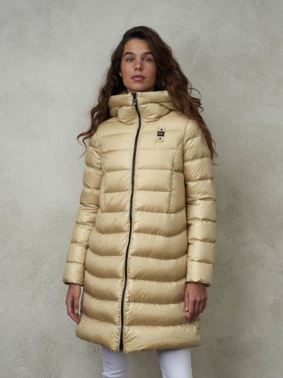 SAVANNAH LONG DOWN JACKET WITH CHEST POCKETS