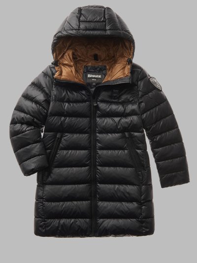 GIRLS LONG DOWN JACKET WITH ECO PADDING - Blauer