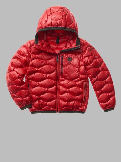 BOYS WAVE-QUILTED DOWN JACKET