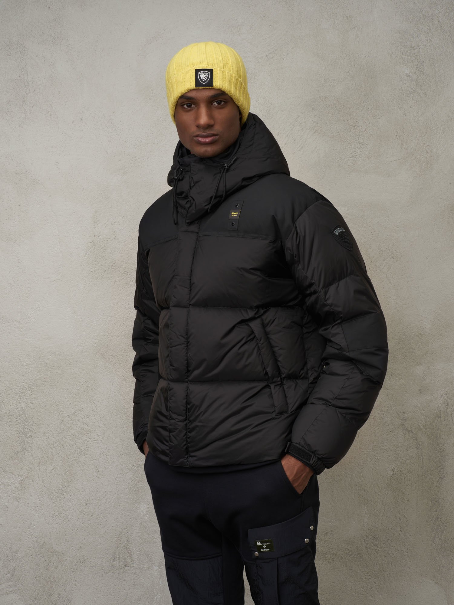 COMET DOWN JACKET WITH HIDDEN HOOD