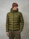 Blauer - DAUNENJACKE MIT KAPUZE ACTON - Dark Olive Ins Banana Chili - Blauer