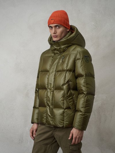 BAY CHECK QUILTED DOWN JACKET