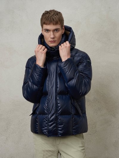 BAY CHECK QUILTED DOWN JACKET - Blauer