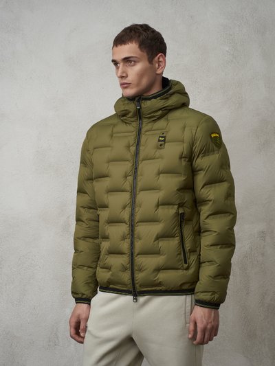 BARRY DOWN JACKET WITH CAMOUFLAGE LINING