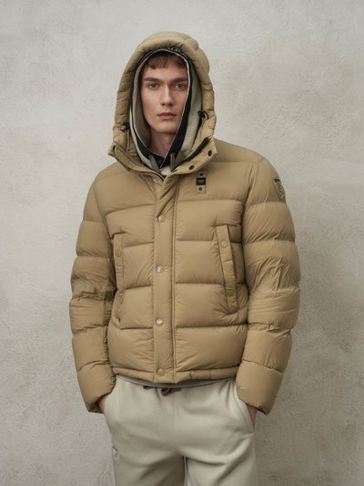ARCADIA MATTE EFFECT DOWN JACKET WITH HOOD