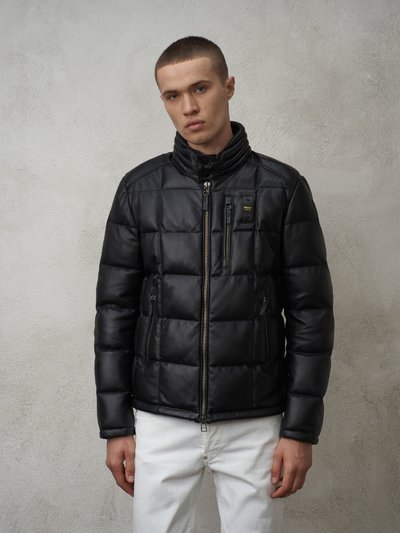 Men's Luke Padded Leather Jacket