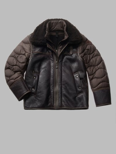 CARTER SHEEPSKIN JACKET WITH DOWN SLEEVES_1