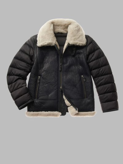 DELL DOWN JACKET WITH SHEEPSKIN FRONT_1